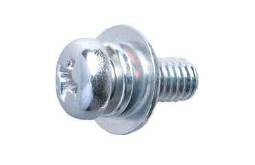 鉄(+) ナベ頭セムス小ねじ I＝3(ピタック 極薄板用)(バネ座+ISO平座 組込)